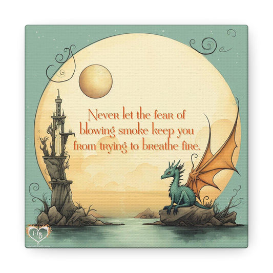 Dragon Wisdom "Blowing Smoke"  - Canvas Gallery Wraps